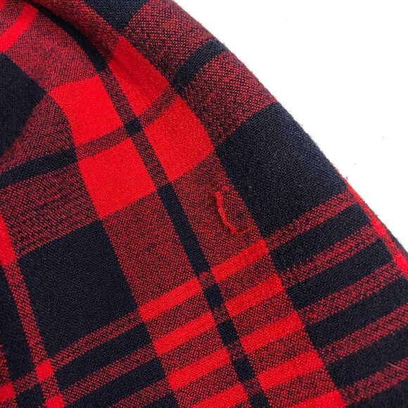 Only True Streetwear Retro Circle Midi Skirt Womens Size‎ 26 Red/Navy Plaid - Picture 5 of 7